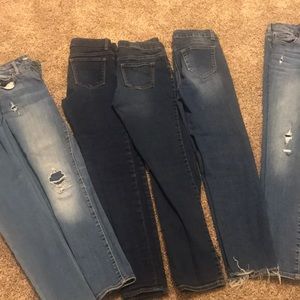 Bundle girls size 10 skinny jeans